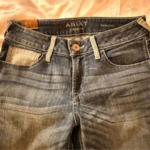 Ariat Dark Blue Denim Jeans with Contrast Stitching